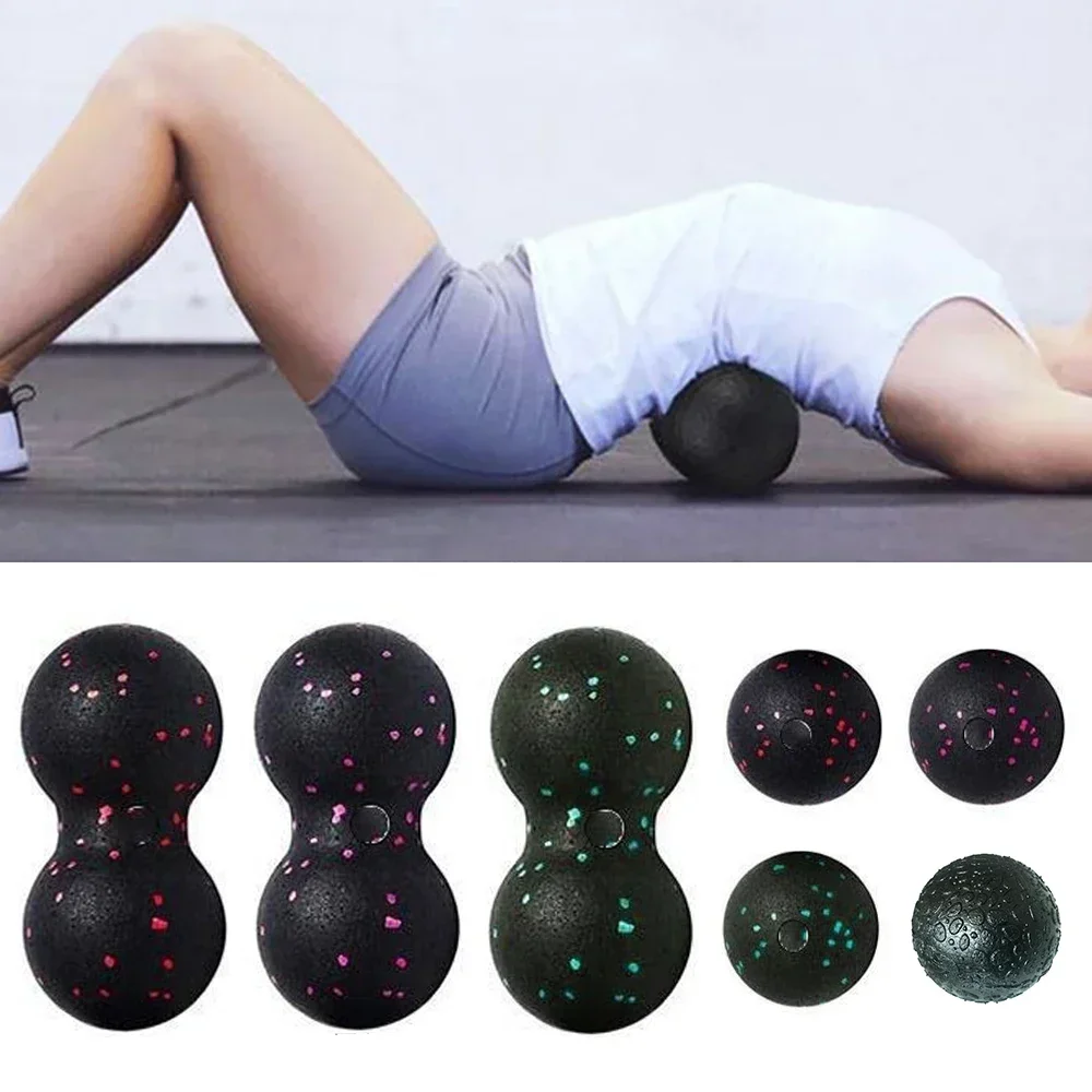 Yoga Fitness Ball - Bola Pijat Tubuh Peanut Balls, Bola