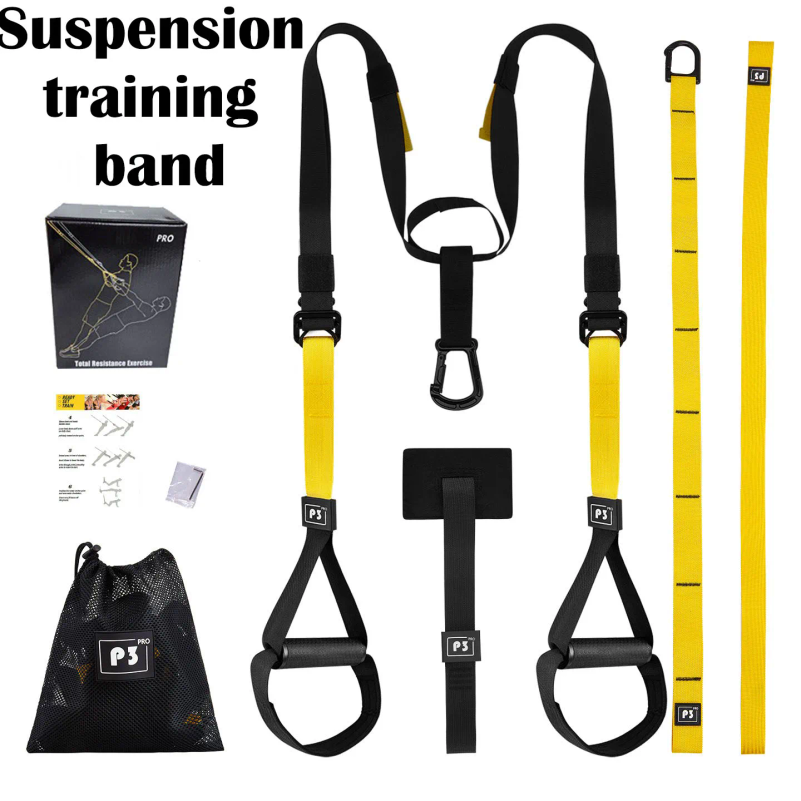 Yoga Fitness Trx - Tali Latihan Suspensi Kebugaran Penguat Kekuatan,