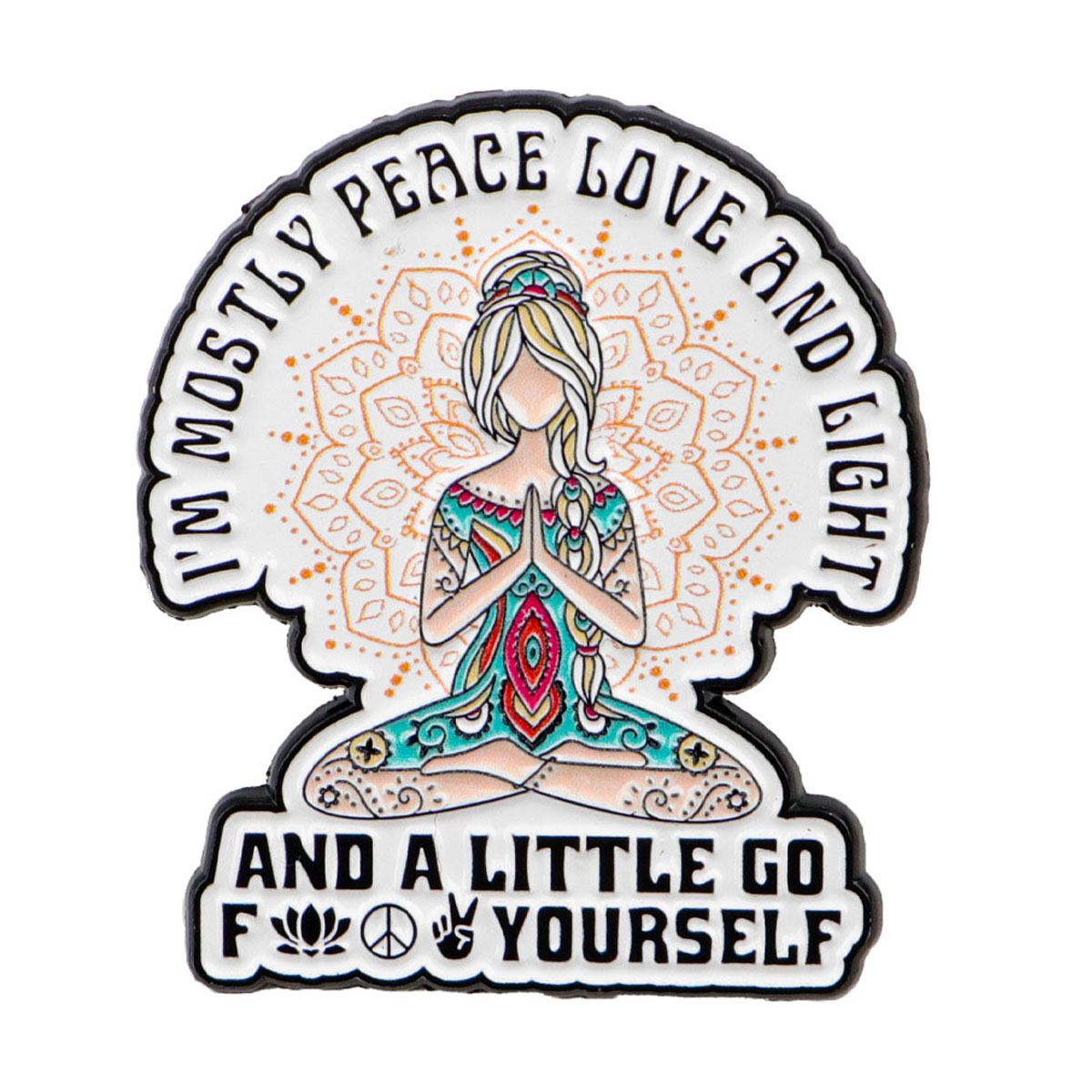 Pin Enamel Yoga Lucu Bros Kuti - Yoga Fitness Model ulasan dan harga