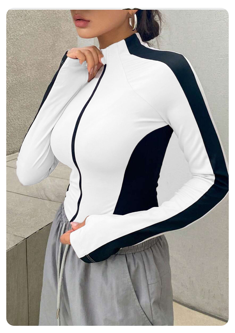 Jaket Yoga Kerah Tinggi untuk  - Yoga & Fitness With Denise ulasan dan harga
