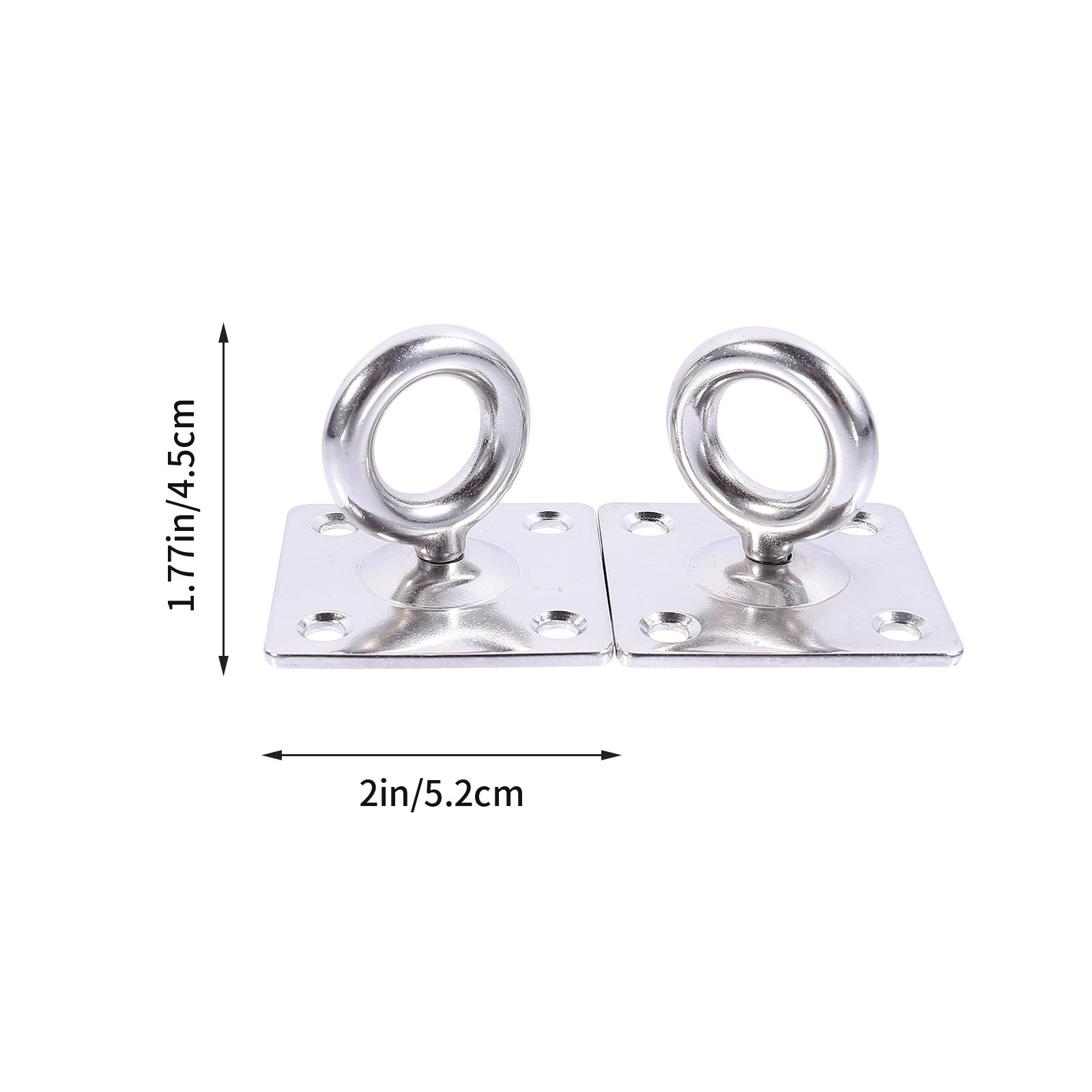 2Pcs Set Kait Gantung Plafon S - Gymnastics Rings ulasan dan harga