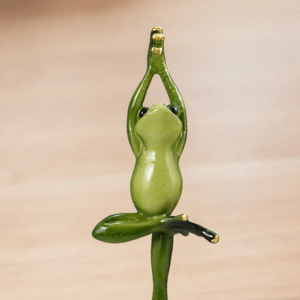 Figur Resin Amfibi Pose Yoga,  - Yoga Fitness Model ulasan dan harga