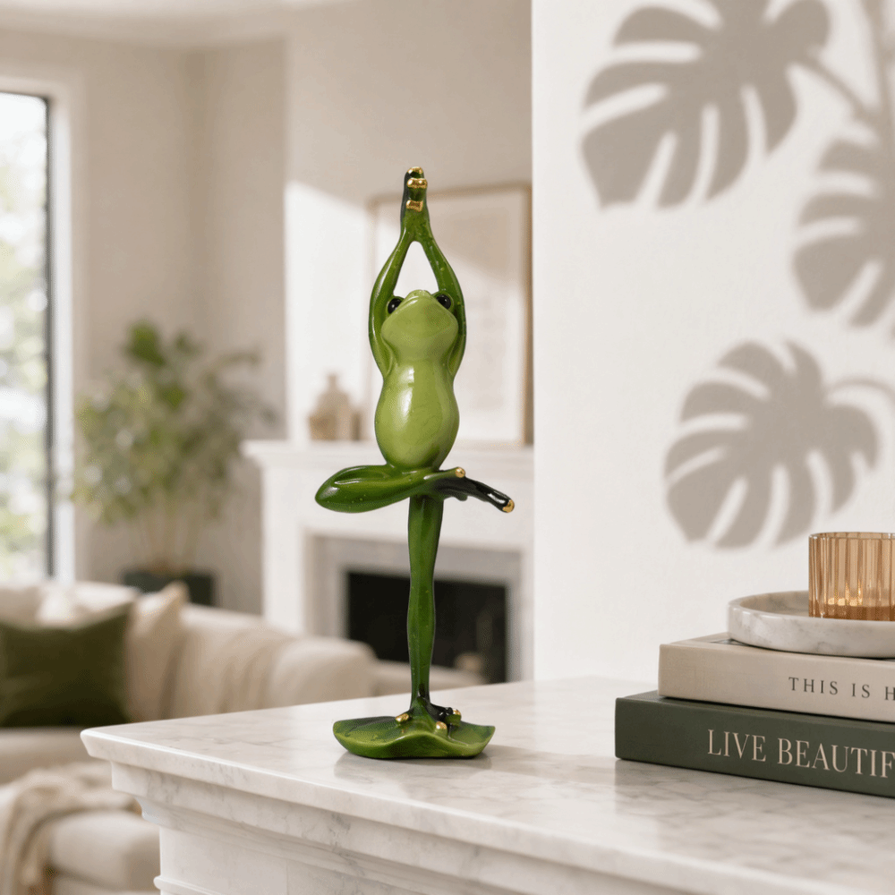 Figur Resin Amfibi Pose Yoga,  - Yoga Fitness Model ulasan dan harga