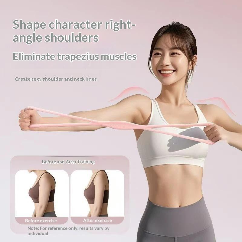 Pita Resistensi Silikon Bentuk - Yoga Fitness Model ulasan dan harga